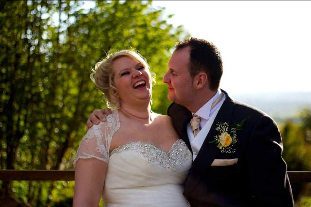 Bryony married supportive partner Neal in 2013