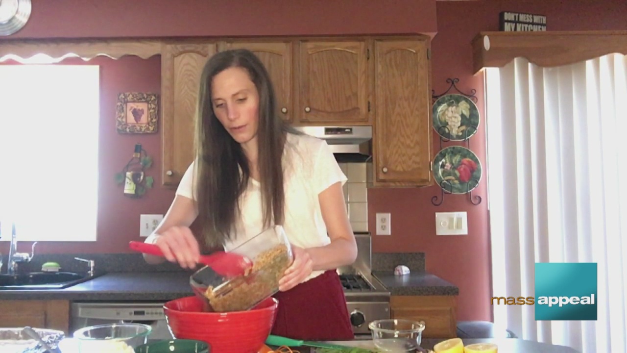 Thumbnail for the video titled "Mass Appeal Get ready for a cookout with this veggie and farrow side dish"