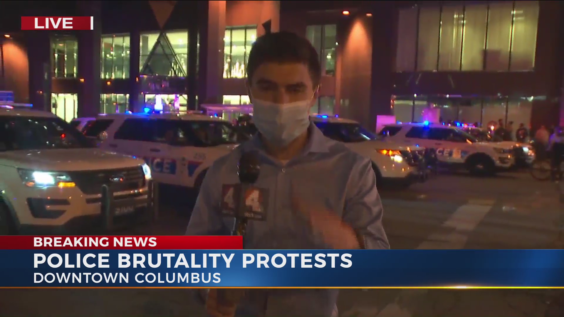 Thumbnail for the video titled "Protest at 11:15 in Columbus"