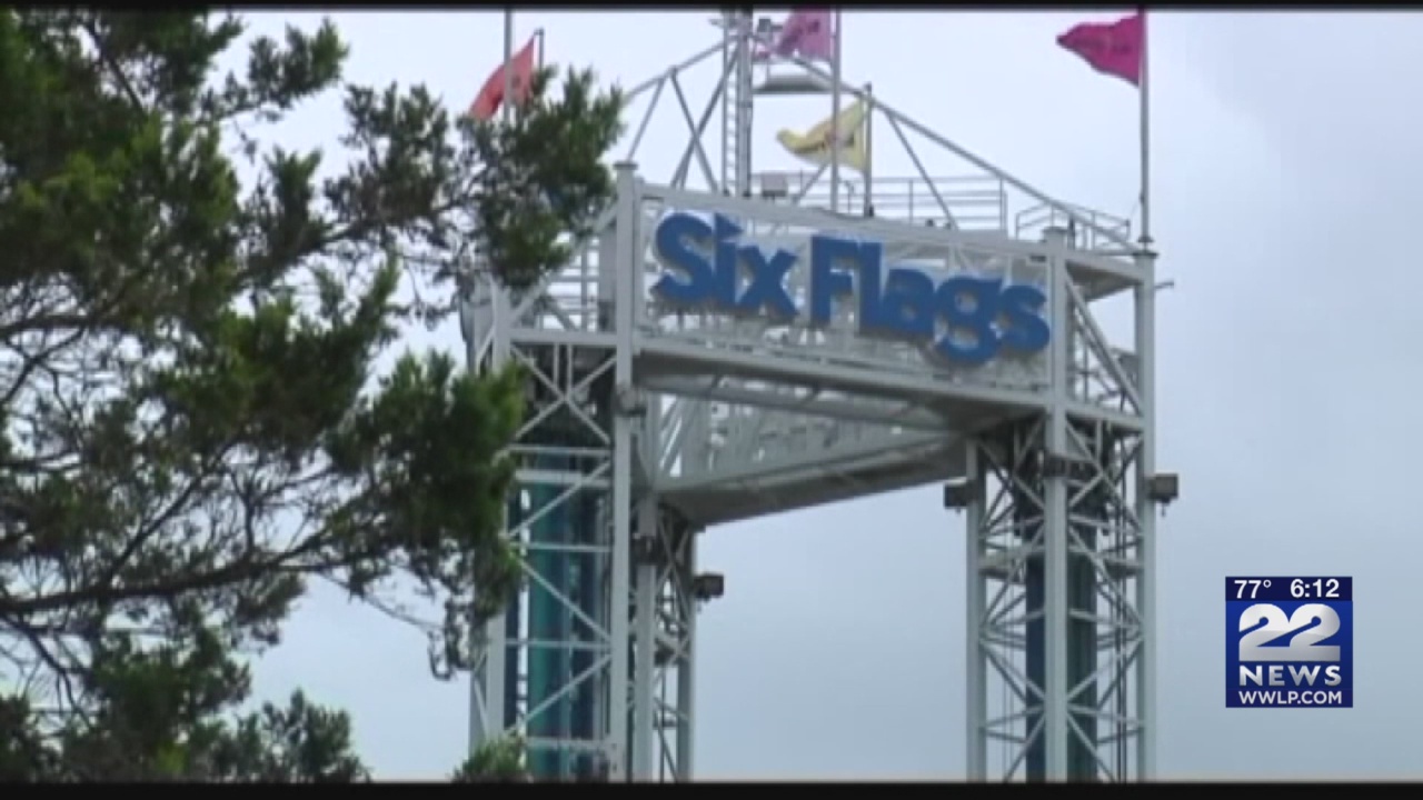 Thumbnail for the video titled "Six Flags New England yet to announce 2020 opening date, extension given for season passes holders"