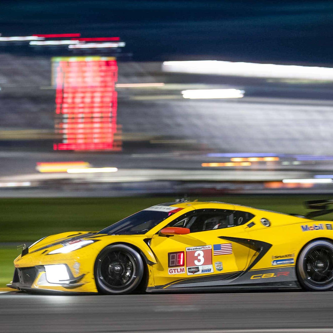 The winner. The No. 3 Chevrolet Corvette C8.R driven by Antonio Garcia and Jordan Taylor took home the mid-engine 'Vette's first victory at Daytona on July 4.