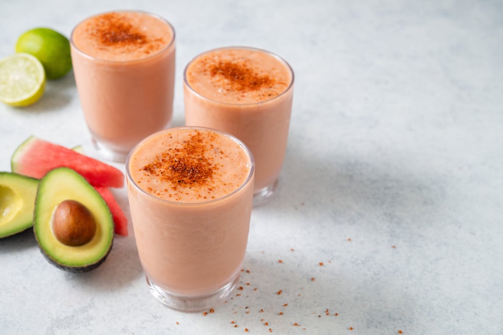 Avocado and Watermelon Chili-Lime Spiced Smoothie