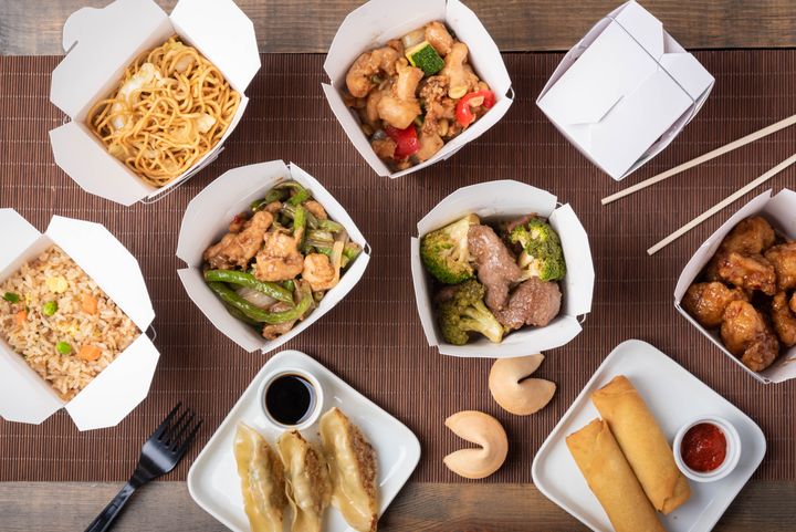 Ordering family-style eliminates the pressure to eat an entire container of one takeout dish by yourself.