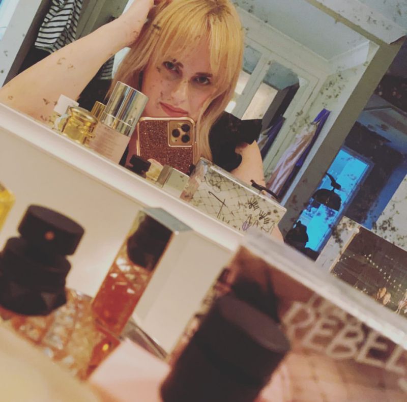 Rebel showed off a new haircut on her Instagram Stories. Photo: Instagram/Rebel Wilson