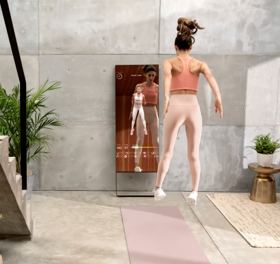 workout mirror fitness trainer