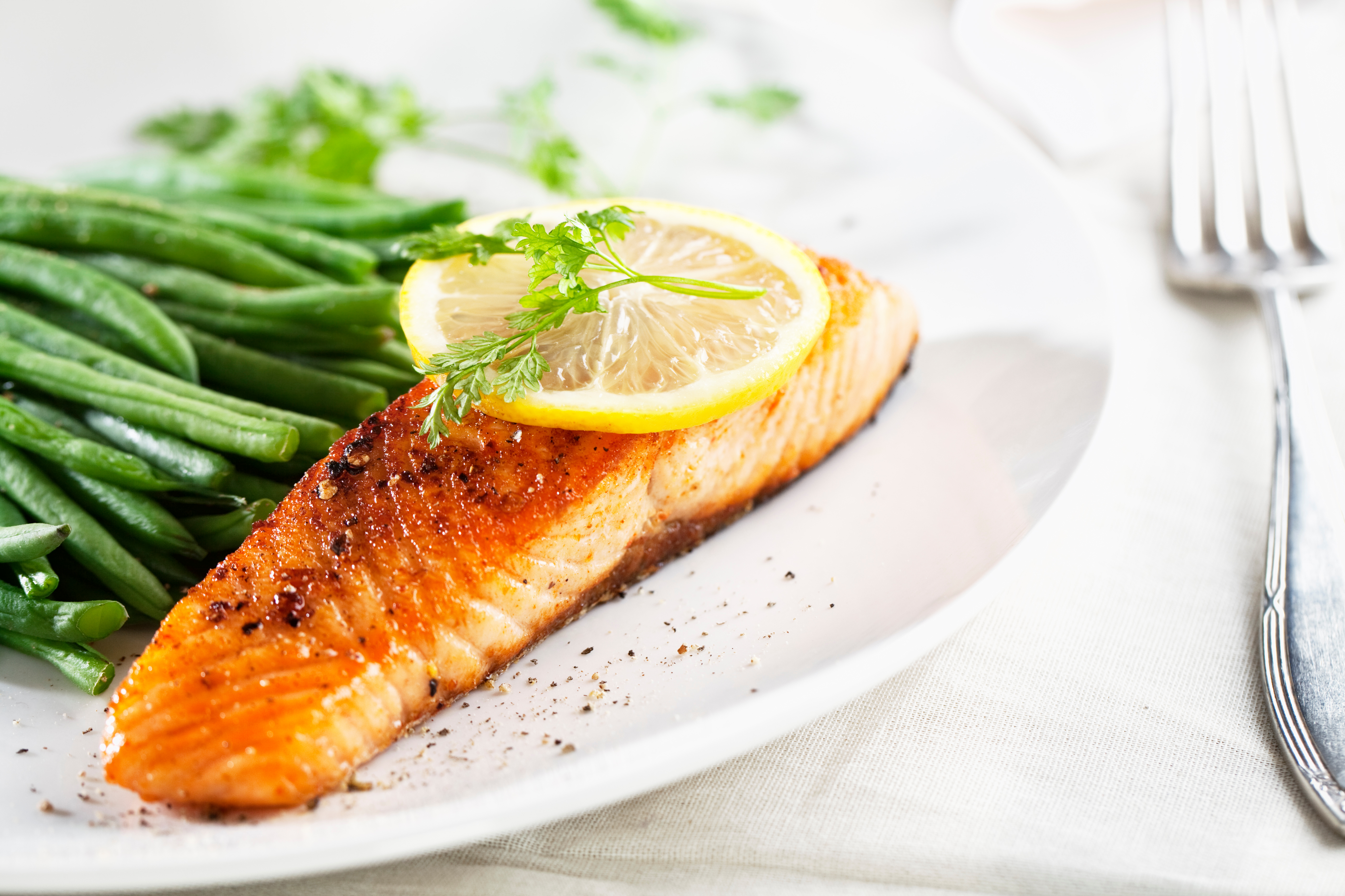 Cooked salmon is also good for feeling healthy the next day