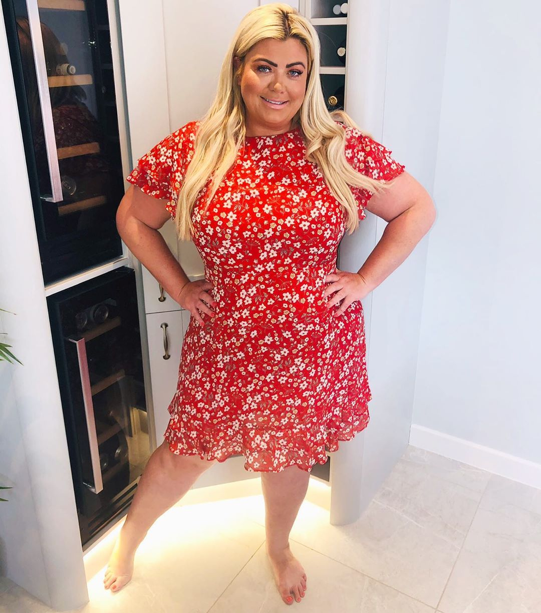 Her fans are loving the slimmed down Gemma and are crediting her for inspiring them