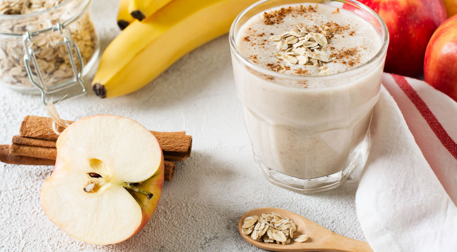 Vanilla Apple Smoothie breakfast to lose weight